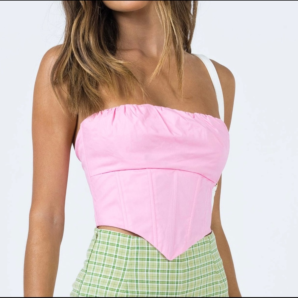 Pink princess Polly corset/bustier top